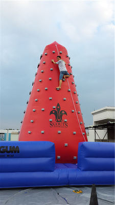Popular Exteriores móviles Entretenimiento aire Juegos desafiantes Inflable Torre de escalada Roca de escalada Pared para niños Interior