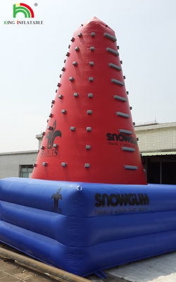 Popular Exteriores móviles Entretenimiento aire Juegos desafiantes Inflable Torre de escalada Roca de escalada Pared para niños Interior