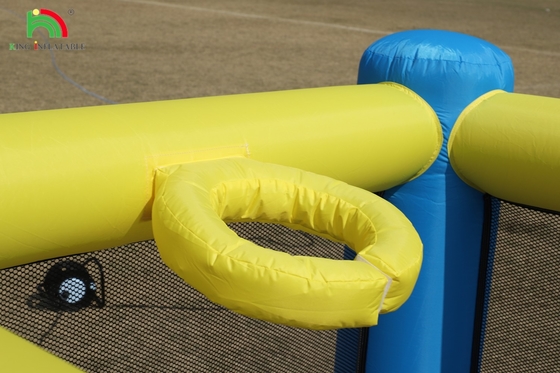 Fiesta al aire libre Inflable Bounce House Niño Bounce House Combinado con Slide Basket Trampolín