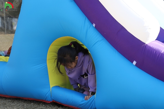 Casa de salto inflable combo con tobogán escalada de paredes obstáculos trampolín bola piscina