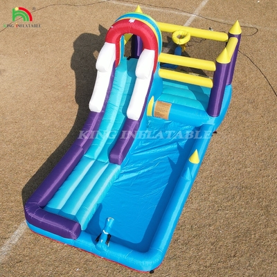 Casa de salto inflable combo con tobogán escalada de paredes obstáculos trampolín bola piscina