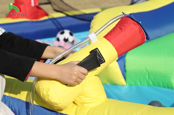 Fiesta de niños húmedo secoInflable Casa de salto de agua deslizamiento de salto Combinación con una piscina de salto más grande
