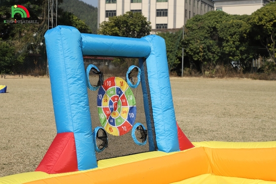 Salpicador Inflable Combo Casa de Salto de Carril Doble tobogán de agua inflable con piscina de agua Trampolín de tiro de red Cesta de escalada