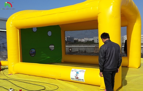 Fútbol Juego de tiro fuera buen precio comercial duradero gol de fútbol inflable