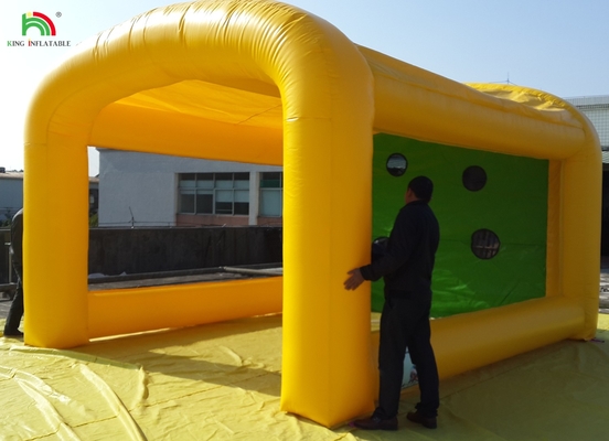 Fútbol Juego de tiro fuera buen precio comercial duradero gol de fútbol inflable