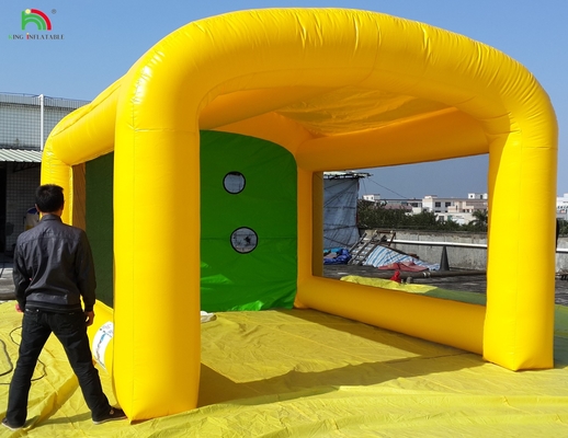 Fútbol Juego de tiro fuera buen precio comercial duradero gol de fútbol inflable