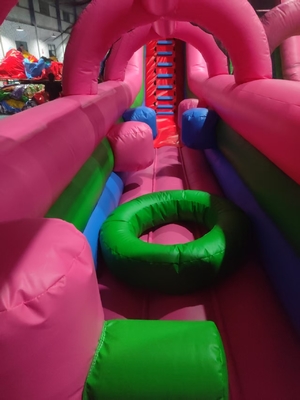 Grado comercial PVC Spider-Man tobogán de agua inflable Casa de rebote comboSlide de curso de obstáculos tobogán de agua inflable