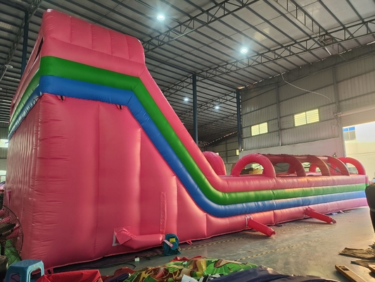 Grado comercial PVC Spider-Man tobogán de agua inflable Casa de rebote comboSlide de curso de obstáculos tobogán de agua inflable