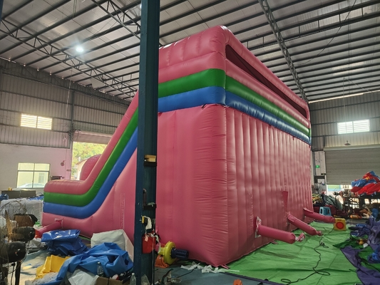 Grado comercial PVC Spider-Man tobogán de agua inflable Casa de rebote comboSlide de curso de obstáculos tobogán de agua inflable