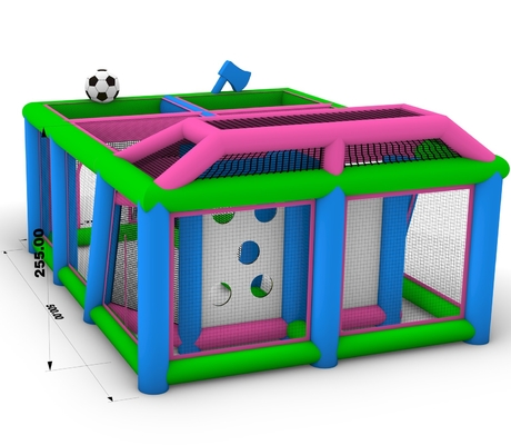 Juego de deportes inflables Lanzamiento de objetivos Dartboard Juego de objetivos inflables Bubble Eventos de fútbol Corte de objetivos