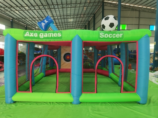 Juego de deportes inflables Lanzamiento de objetivos Dartboard Juego de objetivos inflables Bubble Eventos de fútbol Corte de objetivos