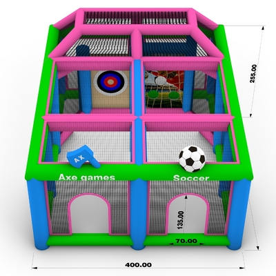 Juego de deportes inflables Lanzamiento de objetivos Dartboard Juego de objetivos inflables Bubble Eventos de fútbol Corte de objetivos