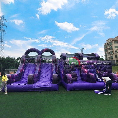 Actividades deportivas comerciales al aire libre para adultos, castillos hinchables, cursos de obstáculos, inflables para niños