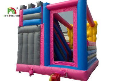 Castillo de salto inflable de la casa rosada de Spongebob con los pantalones y el lado cuadrados
