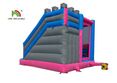 Castillo de salto inflable de la casa rosada de Spongebob con los pantalones y el lado cuadrados