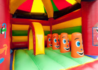 3 en 1 5,2 los x 6.9m explote el castillo de salto con la diapositiva de salto inflable del arco y del tejado/de los niños