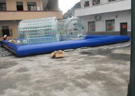 Piscinas inflables comerciales con la lona del PVC de las bolas 0.9m m del rodillo del agua y del agua