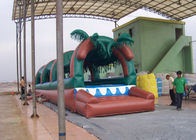El túnel inflable al aire libre emocionante para los inflatables interactivos de los adultos se divierte juegos