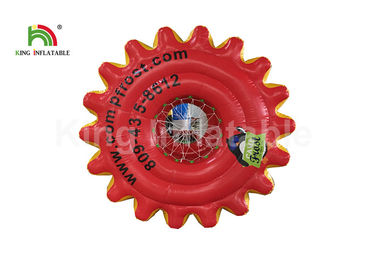 Juguete inflable modificado para requisitos particulares colorido del juego del deporte de la bola de balanceo del agua del PVC para el parque del agua