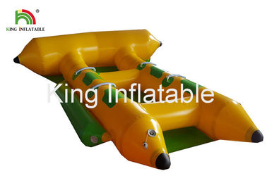 Barco remolcable inflable comercial del pez volador del agua del PVC para 4 personas