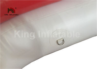 Juguete inflable rosado/blanco al aire libre hermético del agua de la diapositiva del yate con el logotipo modificado para requisitos particulares
