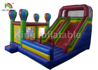 PVC Tarpualin 4 de 0.55m m en 1 gorila de salto inflable combinada con la diapositiva para los niños
