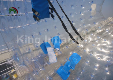 Del aire bola inflable de Zorb el 1.2m del diámetro transparente firmemente para rodar abajo