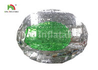 Bola de parachoques inflable al aire libre del PVC del verde durable 0.8m m para el adulto