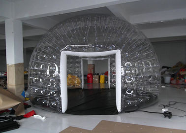Tienda inflable semi transparente de la burbuja/tienda de la yarda con la lona blanca del PVC