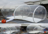 tienda inflable clara de la burbuja del PVC de 1.0m m/tienda de campaña para el diámetro del partido los 4m de la familia