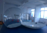 Globo inflable de la nieve de la Navidad/tienda clara de la burbuja con el colchón de aire y la cremallera