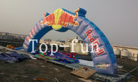 palmo del 12m por el arco inflable de la alta Oxford tela de los 4m para la promoción para el anuncio Red Bull