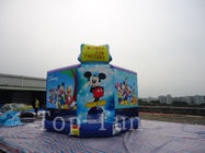 Castillos animosos comerciales inflables al aire libre de los niños pequeños para el alquiler Mickey Mouse