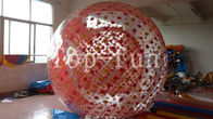 bola zorbing inflable transparente popular del diámetro de 3M con el plástico del PVC de 1.0m m