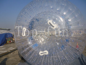 La bola zorbing inflable del patio trasero del entretenimiento, al aire libre infla la bola de rodillo para los niños