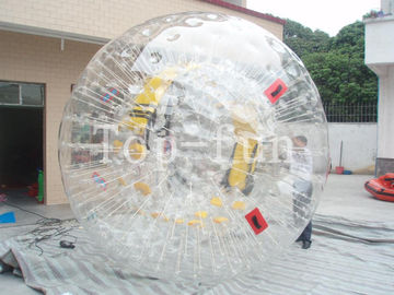 Bola inflable transparente del PVC Zorb