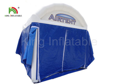 Pequeña tienda inflable azul hermética del aire de la estructura de la casa para diversos acontecimientos