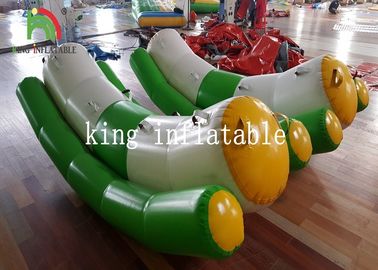Juguete inflable/Totter/oscilación solos/del doble verdes/blancos del tubo 0.9m m del PVC del agua