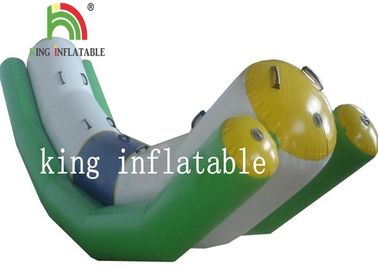 Juguete inflable/Totter/oscilación solos/del doble verdes/blancos del tubo 0.9m m del PVC del agua