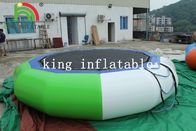 los 5m juguete inflable del agua del PVC del trampolín inflable verde/blanco de D para los adultos