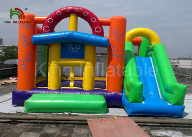 Castillo de salto inflable del parque de atracciones/casa animosa del aeroplano con la impresión del logotipo