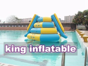 Los niños/el agua inflable de los adultos parquea con la impresión de la diapositiva y del logotipo, equipo del juego del agua suave