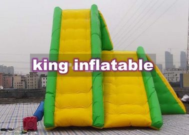 Doble estupendo del tamaño - diapositiva inflable de la torre de agua de la cubierta para los parques del agua