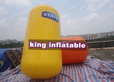 Boyas flotantes del agua inflable amarilla/anaranjada, juguetes flotantes sin plomo del PVC