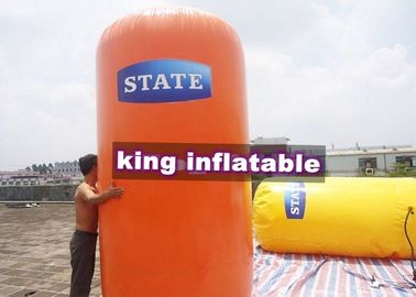 Boyas flotantes del agua inflable amarilla/anaranjada, juguetes flotantes sin plomo del PVC
