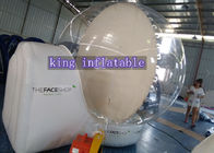 Tienda inflable al aire libre de la burbuja del globo claro de la nieve del CE para la demostración de la exposición