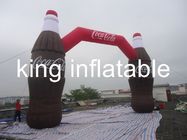 Arcos inflables de la forma de la botella de la Coca-Cola para hacer publicidad/el arco inflable de la entrada