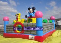 Mickey precioso embroma el parque de atracciones inflable para la diversión de salto PVC de 0.45m m - de 0.55m m