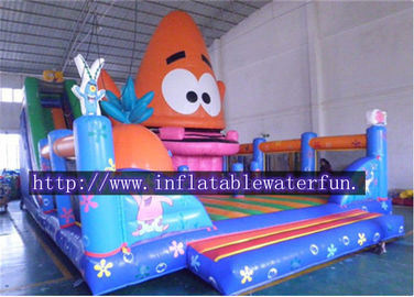 Parque de atracciones inflable colorido del PVC con la diapositiva para los niños y los adultos
