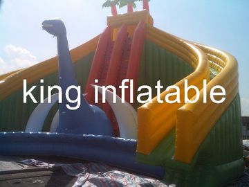 Diversión inflable de la playa de la diapositiva de la diapositiva del puente de los niños animosos atractivos de la gorila